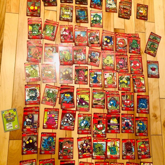 🗑️Trash Pack 90-Card Lot (incl. foil & sparkle)+Game Rules Moose Toys Game Cards - Picture 2 of 7